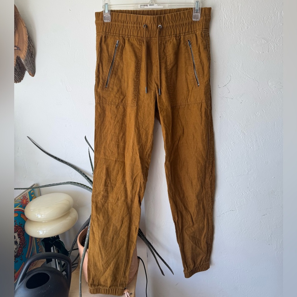 Athleta Linen Jogger Pants